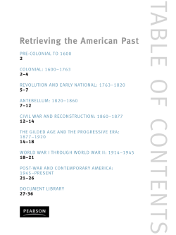 Retrieving the American Past