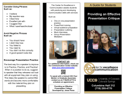 Providing an Effective