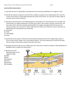 1. How does the rate of cooling affect crystal growth and size during