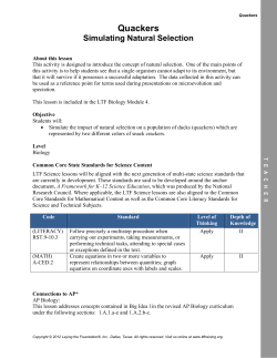Quackers - Biology Junction