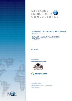 economic and financial evaluation study: guyana
