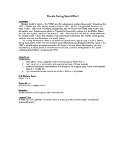 Florida During World War II