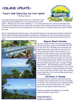 island update - Mission Beach Dunk Island Water Taxi