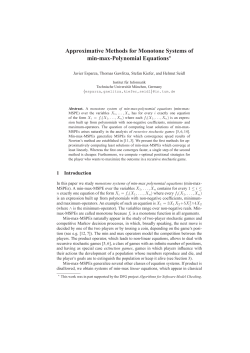 Approximative Methods for Monotone Systems of min
