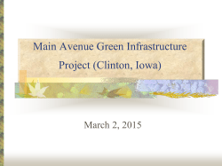 Main Avenue Green Infrastructure Project