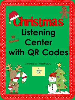Listening Center with QR Codes