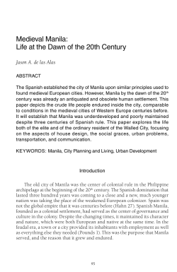 Medieval Manila: Life at the Dawn of the 20th Century