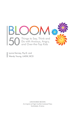 Things to Say, Think and Do with Anxious, Angry, and Over-the