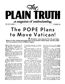 Plain Truth 1951 (Vol XVI No 01) - Herbert W. Armstrong Searchable