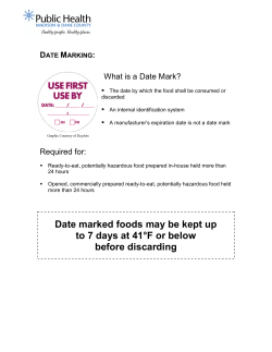 Date Mark - Public Health (MDC)