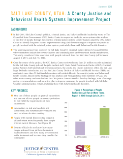 SALT LAKE COUNTY, UTAH