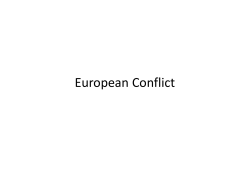 European Conflict