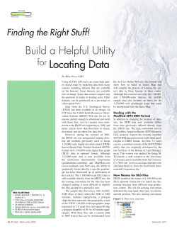 Finding the Right Stuff