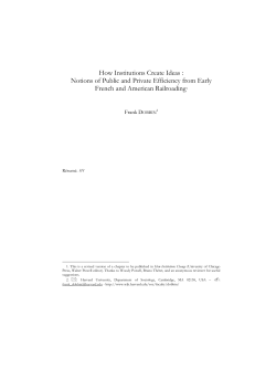 How Institutions Create Ideas