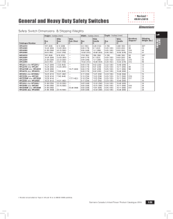 g.General, Heavey Duty, and Special Application