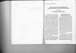 APPLICATION OF DNA FINGERPRINTING FOR THE