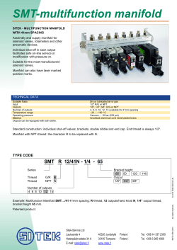 Sitek SMT datasheet