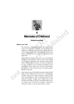 Memories of Childhood