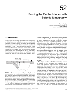 Probing the Earth`s Interior with SeismicTomography
