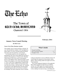 February 2014 - Town of Glen Echo