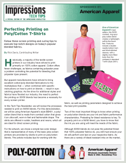 Perfecting Printing on Poly/Cotton T-Shirts - Budget T