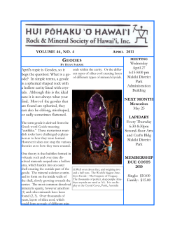 RMSH 4/2011 Geodes