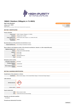 100045-1 Rubidium (1000&micro;g/mL in 1% HNO3) - High
