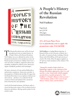 A People`s History of the Russian Revolution