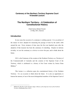 PDF 144K - High Court of Australia