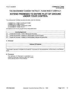 EXTEND PREMISES TO ENTIRE PLOT OF GROUND UNDER