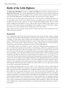 Battle of the Little Bighorn