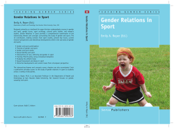 Gender Relations in Sport