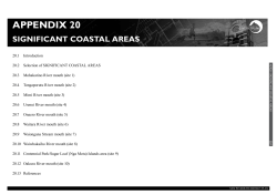 appendix 20 significant coastal areas