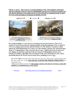 The 6-year to 7-year Revolutionary War