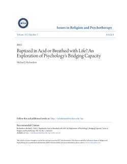 Baptized in Acid or Breathed with Life? An