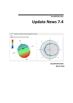 Update News 7.4 - SoundPLAN GmbH