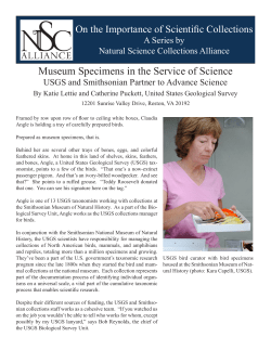 Museum Specimens in the Service of Science