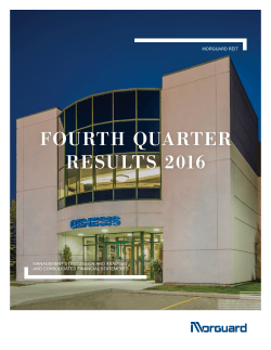 fourth quarter results 2016