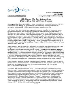 100+ Women Who Care Motown Helps Children