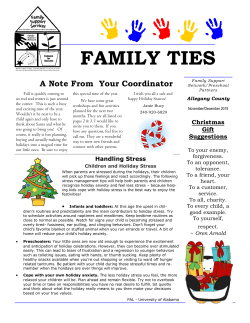 family ties - Allegany County Public Schools