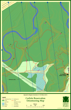 Carlisle Reservation Orienteering Map