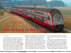 Equipment: The Return of the EMU