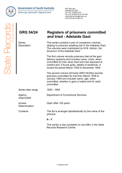 GRG 54/24 Registers of prisoners committed and tried
