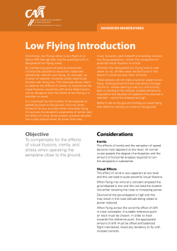 Low Flying Introduction