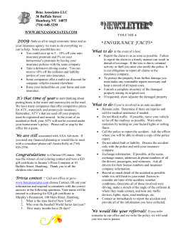 insurance facts - Benz Associates