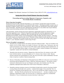 Operation Streamline