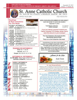 Flowers for the Altar - St Anne Catholic Church | Broken Arrow, OK