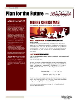 Plan for the Future with