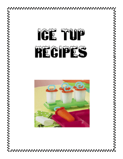 Ice Tup Recipes