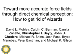Toward more accurate force fields through direct chemical perception